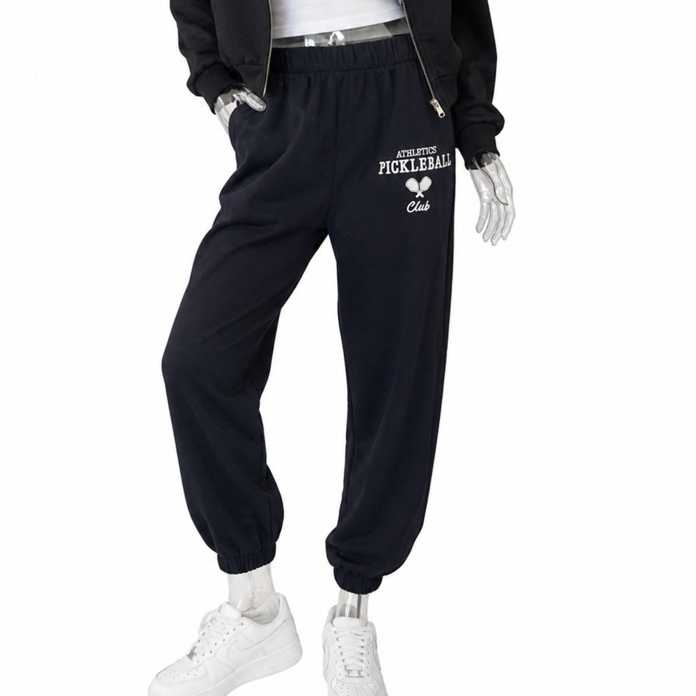 Reflex Athletics Pickleball Club Sweatpants Black Joggers Women's SKUW777
